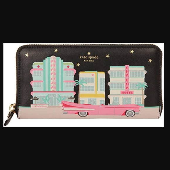 kate spade | Checking in Wallet (Printed Leather) - Picture 2 of 6